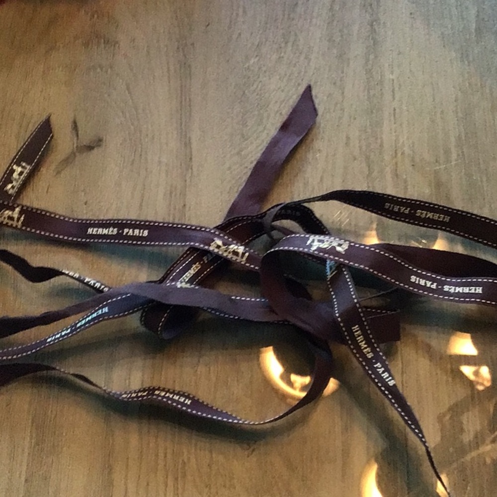 Hermès Paris Brown Ribbon 45 inches